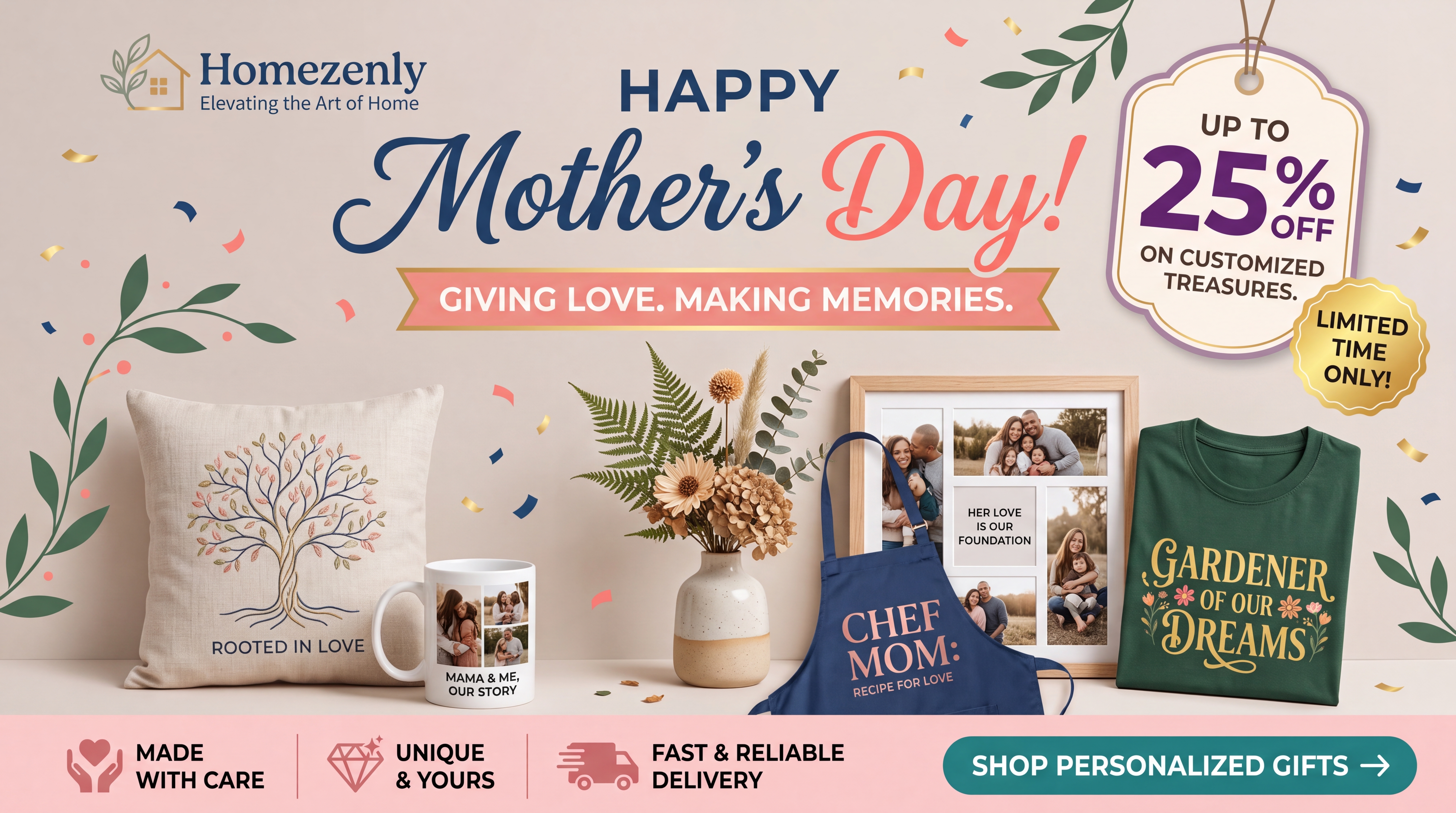 Familiro Mother's Day sale — up to 25% off gifts that mean the world